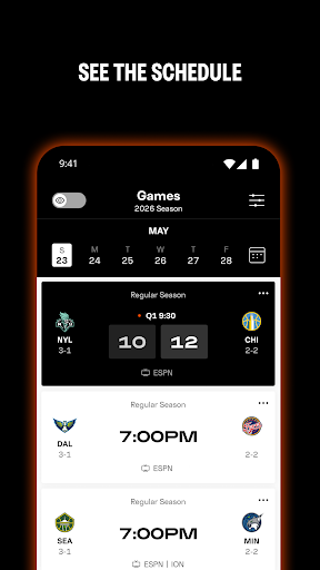 WNBA - Live Games & Scores