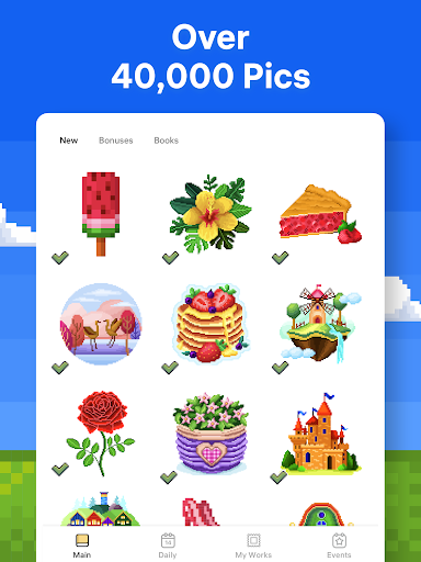 Pixel Art - Color by Number