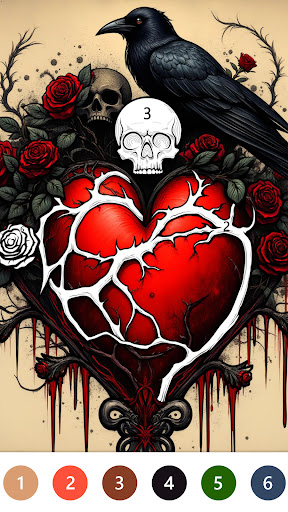 Macabre Color Paint By Number