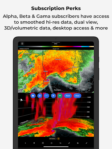 RadarOmega: Doppler Radar App