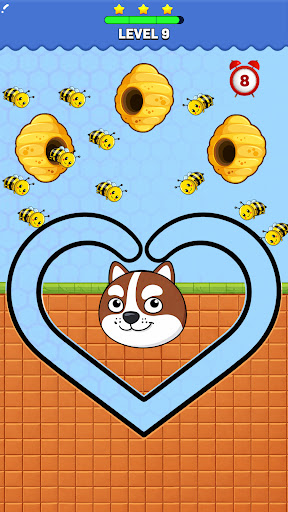 Draw to Save: Dog Puzzle