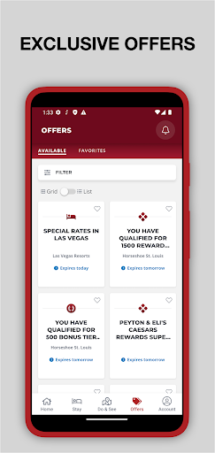 Caesars Rewards Resort Offers