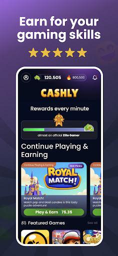 Cashly-Play & Earn in Minutes