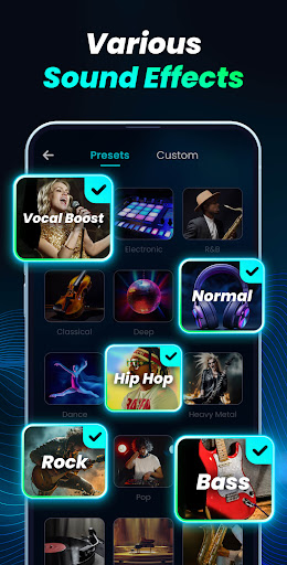 Volume Bass Booster, Equalizer