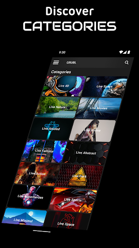 GRUBL™ 4D Live Wallpapers + AI