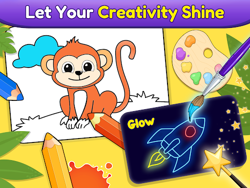 Coloring games for kids: 2-5 y