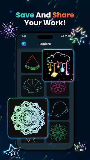 Magic Doodle: Glow Art Drawing