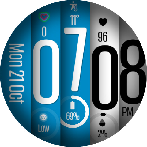Stretch Fall - Watch face