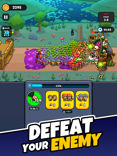 Tiny Warriors Rush - Idle TD