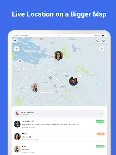 Family Nest: Private Locator