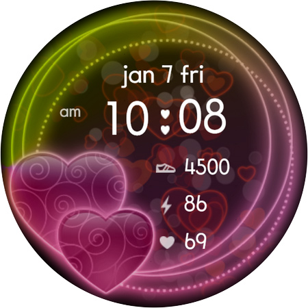 Sweet Hearts Watch Face