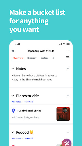 Wanderlog - Trip Planner App