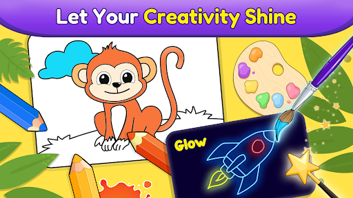 Coloring games for kids: 2-5 y