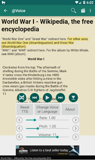 @Voice: Text to Speech Reader