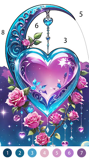 Blossom Color: Floral Serenity