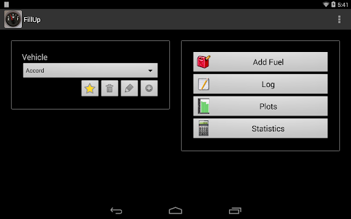 FillUp - Gas Mileage Log