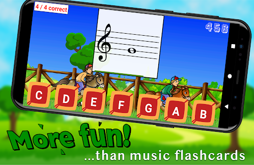 Flashnote Derby- music notes!