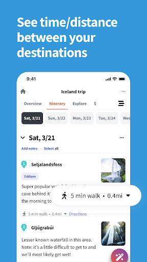 Wanderlog - Trip Planner App