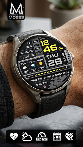MD339 Digital watch face
