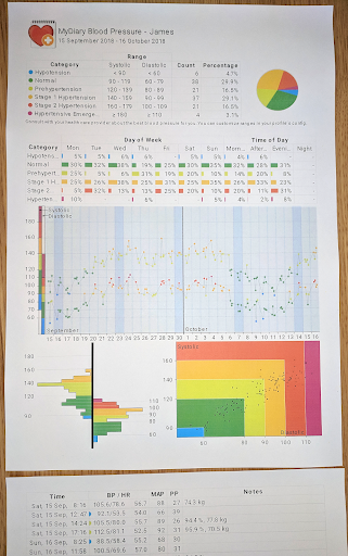 Blood Pressure Log - MyDiary