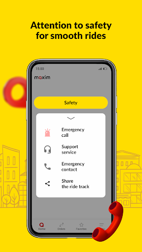 maxim — order a taxi & food