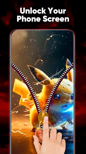 Zipper Lock Screen & Wallpaper
