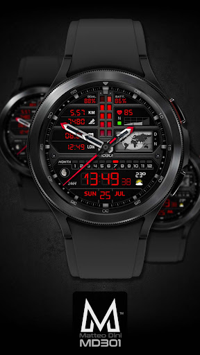 MD301 Hybrid watch face