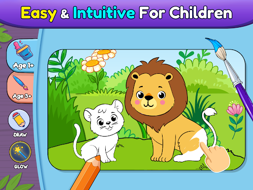 Coloring games for kids: 2-5 y