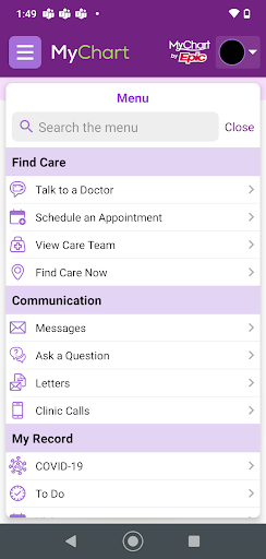 Trinity Health MyChart