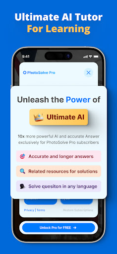 PhotoSolve: AI Homework Helper