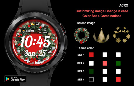 ACRO Happy Christmas Watchface