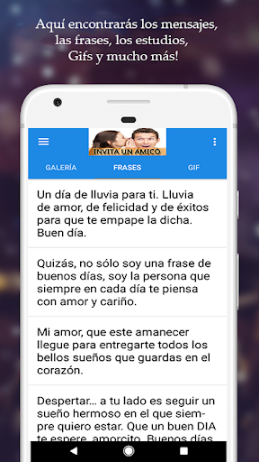Buenos días tardes y noches