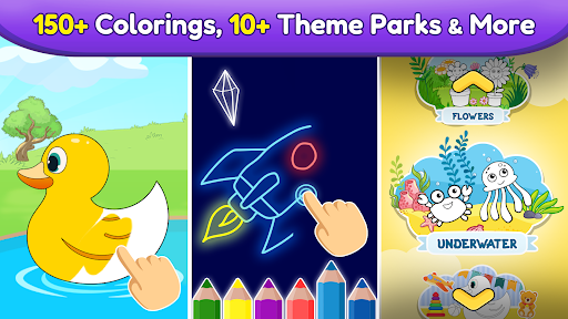 Coloring games for kids: 2-5 y