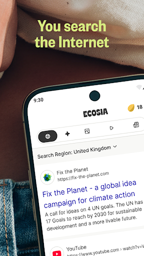 Ecosia: Search to plant trees