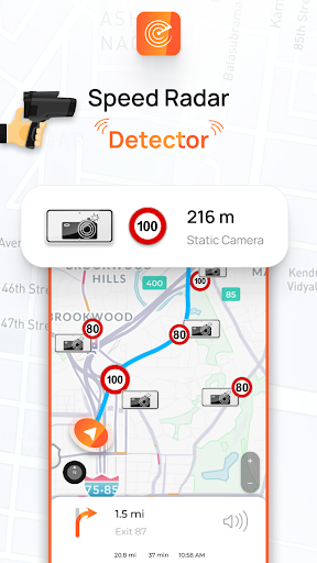 Radar, HUD, Map, Speed Camera