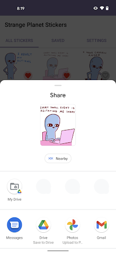 Strange Planet Stickers