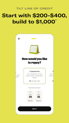 Tilt: Cash Advance & Credit