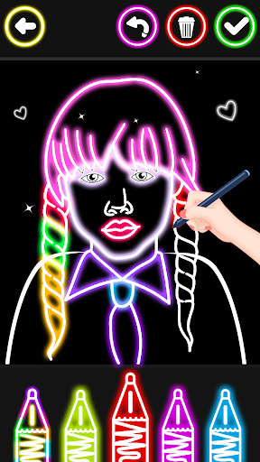 Princess Coloring Book Glitter