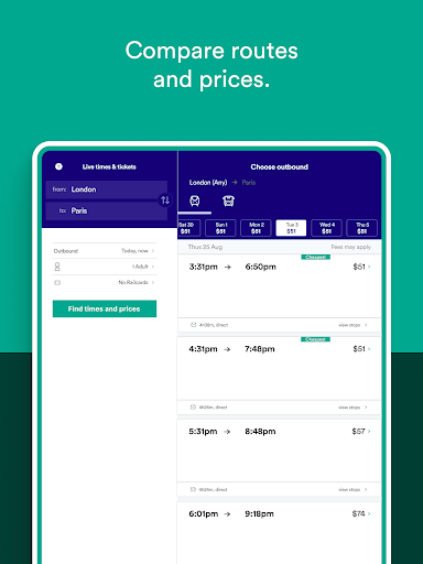 Trainline: Train travel Europe