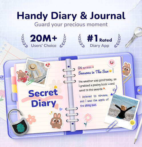 Diary with Lock: Diary Journal