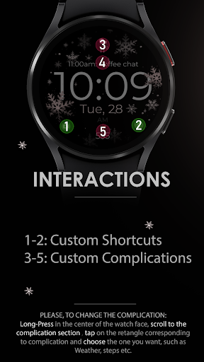 Snowflake rose gold watch face