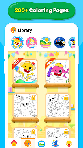 Baby Shark Coloring Book: Kids