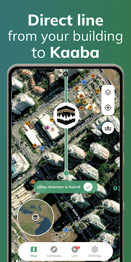 Qibla Finder Compass 100%