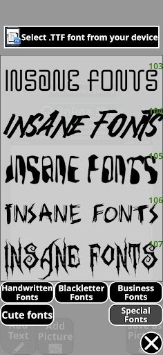 xCanvas: Font lettering design