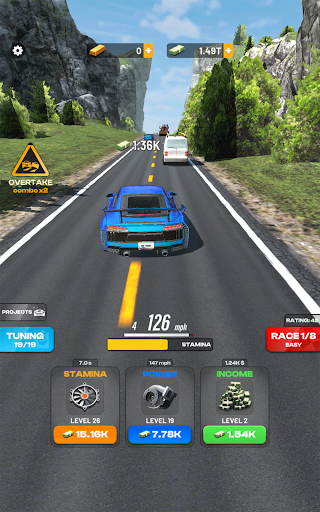 Highway Overtake - Car Racing