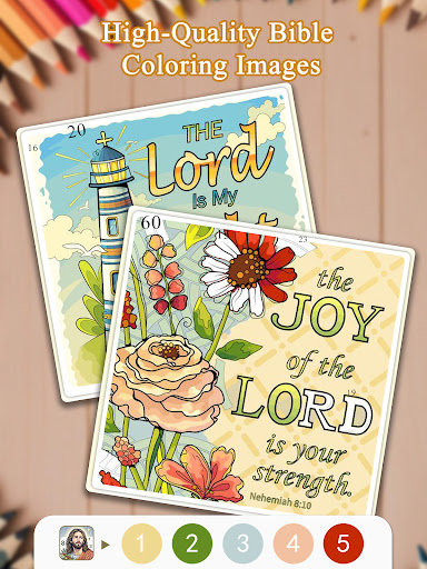 Bible Color Paint By Number