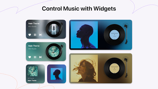 MD Vinyl - Music Player Widget