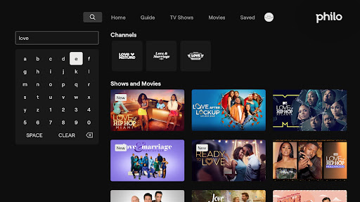 Philo: Shows, Movies, Live TV.