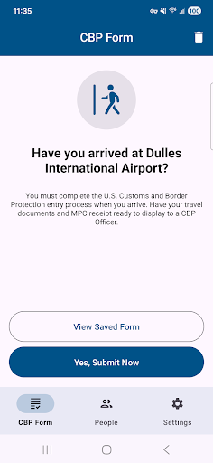 Mobile Passport Control