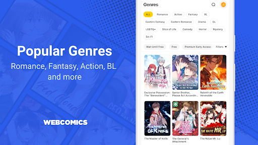 WebComics - Webtoon & Manga